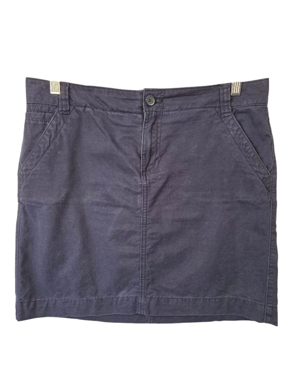 Tommy Hilfiger Cotton Skirt Navy Blue Size 6